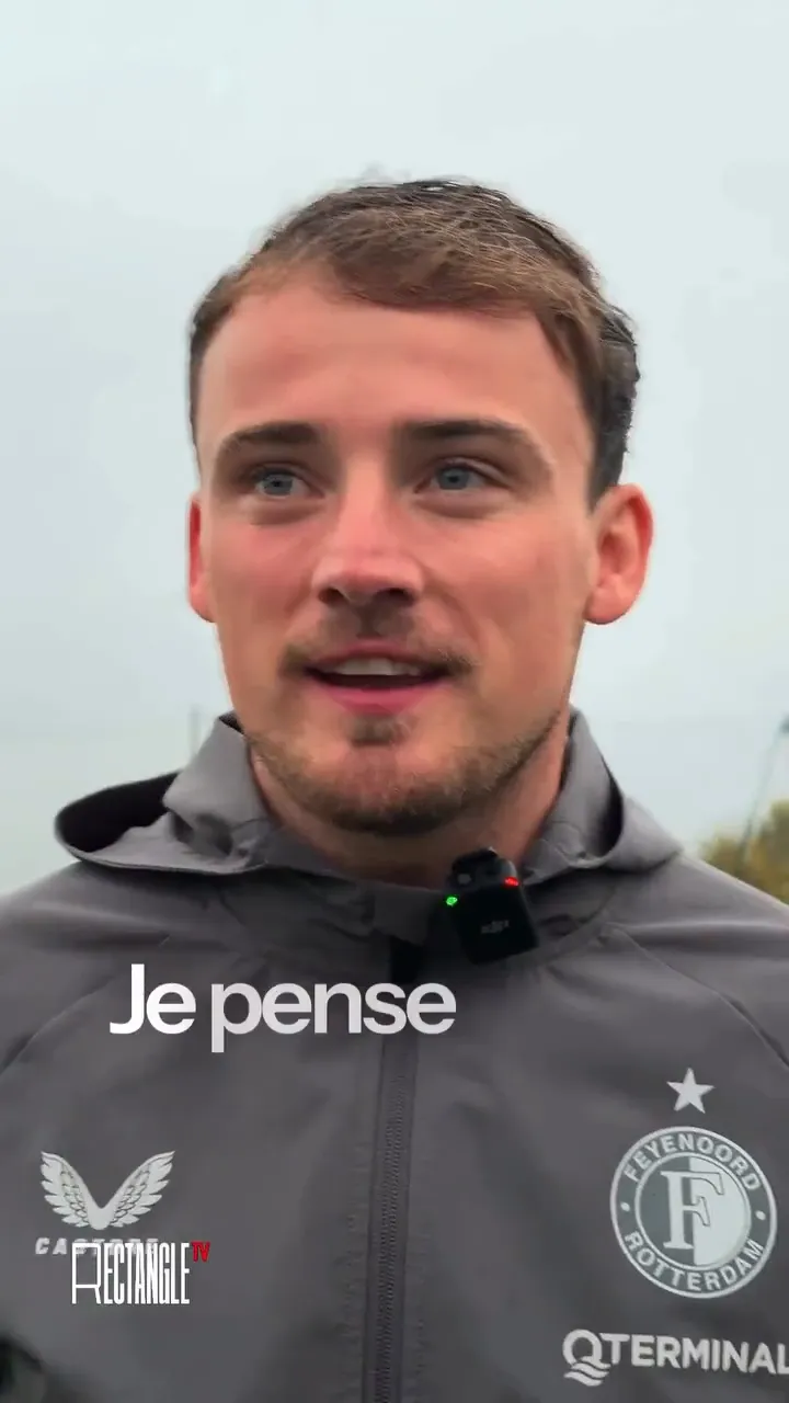 Vincent Blancke, entrenador del Feyenoord, entrevistado tras la final